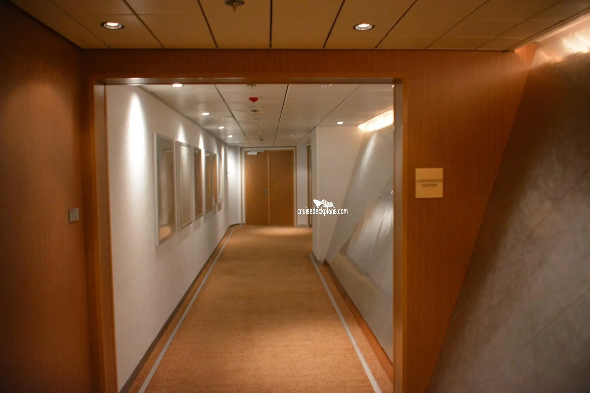 Hallway leading into the Conference Center